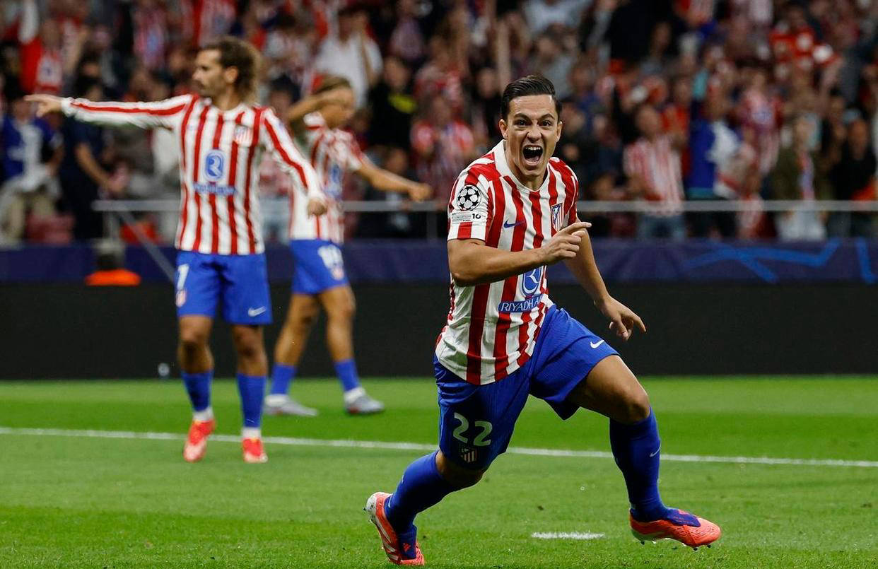 马竞5-1击败德甲第4，阿尔瓦雷斯2传1射，格列兹曼出色